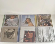 Taylor Swift CD Collection 1989 Tortured Poets Dept Midnights Folklore
