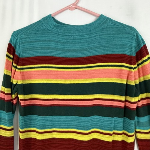 Free People Pullover Damen mittel gestreift Boho Pulli leicht Oberteil - Bild 3 von 11