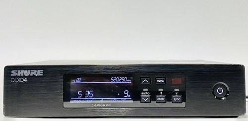 Shure QLXD4 G50 Digital Wireless Receiver - 470-534 MHz (UD4059055)