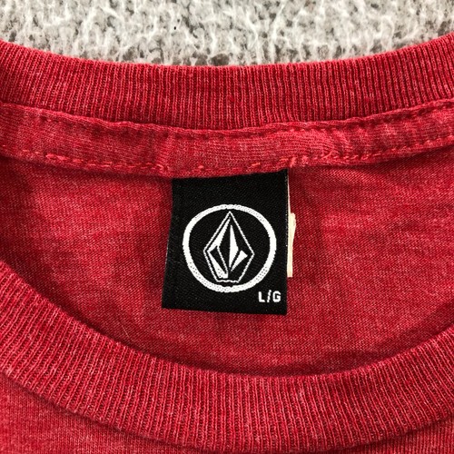 vtg volcom t shirt mens L red skate surf street - Picture 7 of 12