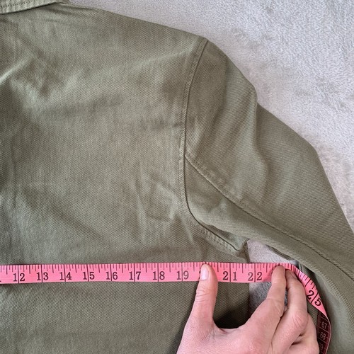 The Stronghold Jacke Herren klein grün Chore Overshirt Utility Worker Militär - Bild 12 von 15