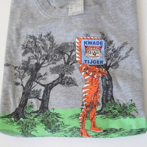 Ikea x Walter Van Beirendonck Collab Kwade Tijger T-Shirt Gray Size M 2015