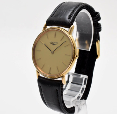 [N MINT] Longines Grande Classique L4.637.2 Gold 32mm Qz Men's Watch JAPAN