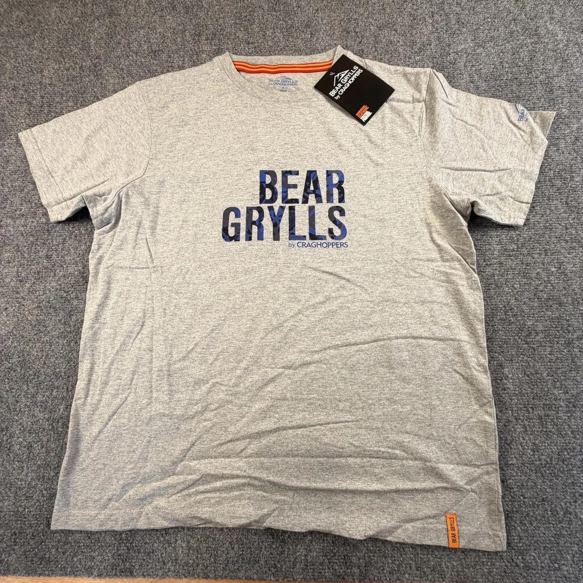 T-shirt Homme Craghoppers - Taille M - Gris - Occasion Parfait état