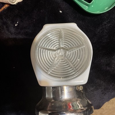 Vintage Wall Sconce Moe Light Industrial White Milk Glass MCM