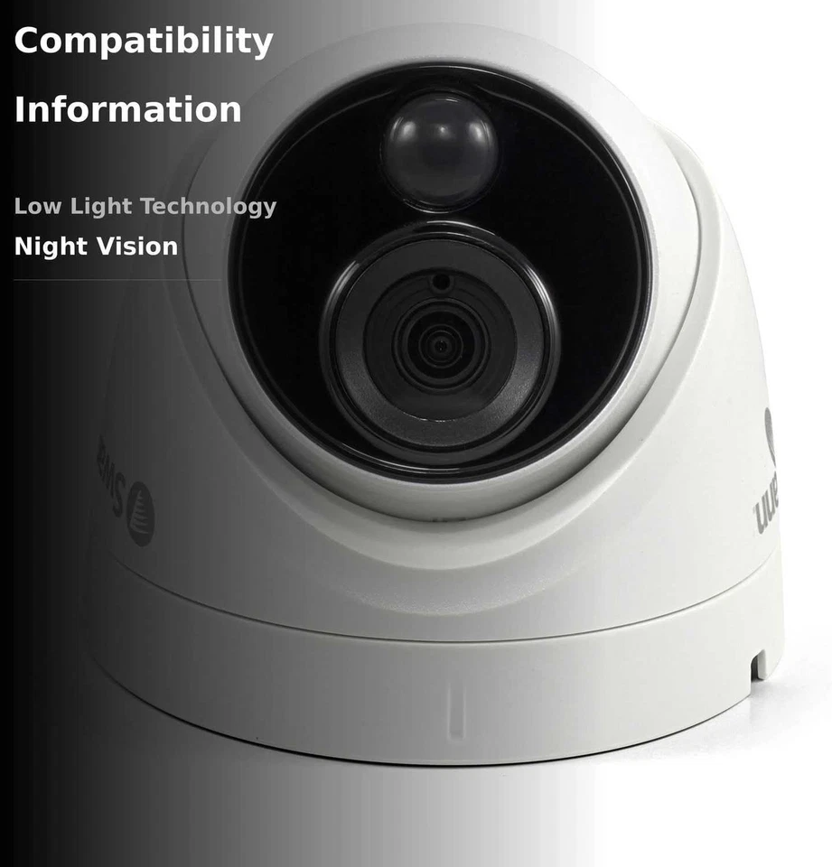 Swann 4K HD Thermal Motion Dome Camera SWPRO-4KDOME - Bluetooth, Weatherproof - Image 3 of 4