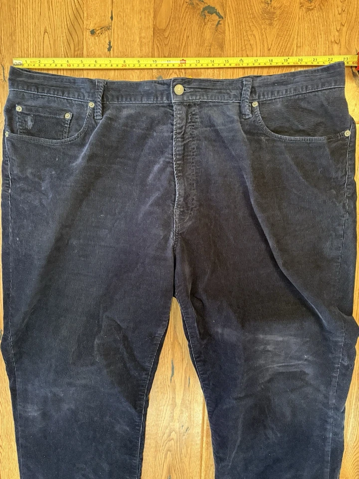 Polo Ralph Lauren Corduroy Pants Men's 44B/30 Classic Fit Blue - Image 4 of 4