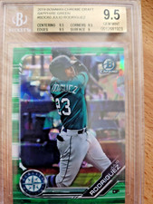 2019 Bowman Draft Chrome Sapphire Green Julio Rodriguez  14/50 BGS 9.5 GEM MINT