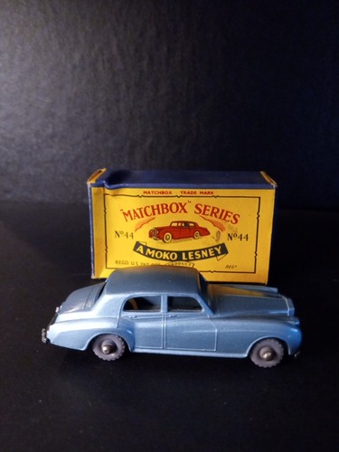 Matchbox #44a  Silver Cloud Rolls Royce KT GPW In Original B5 Box - Picture 1 of 12