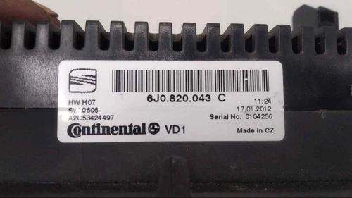 6J0820043C Air Conditioning Control Unit for SEAT IBIZA BERLINA (6J5) 2 3643910 - Picture 2 of 10