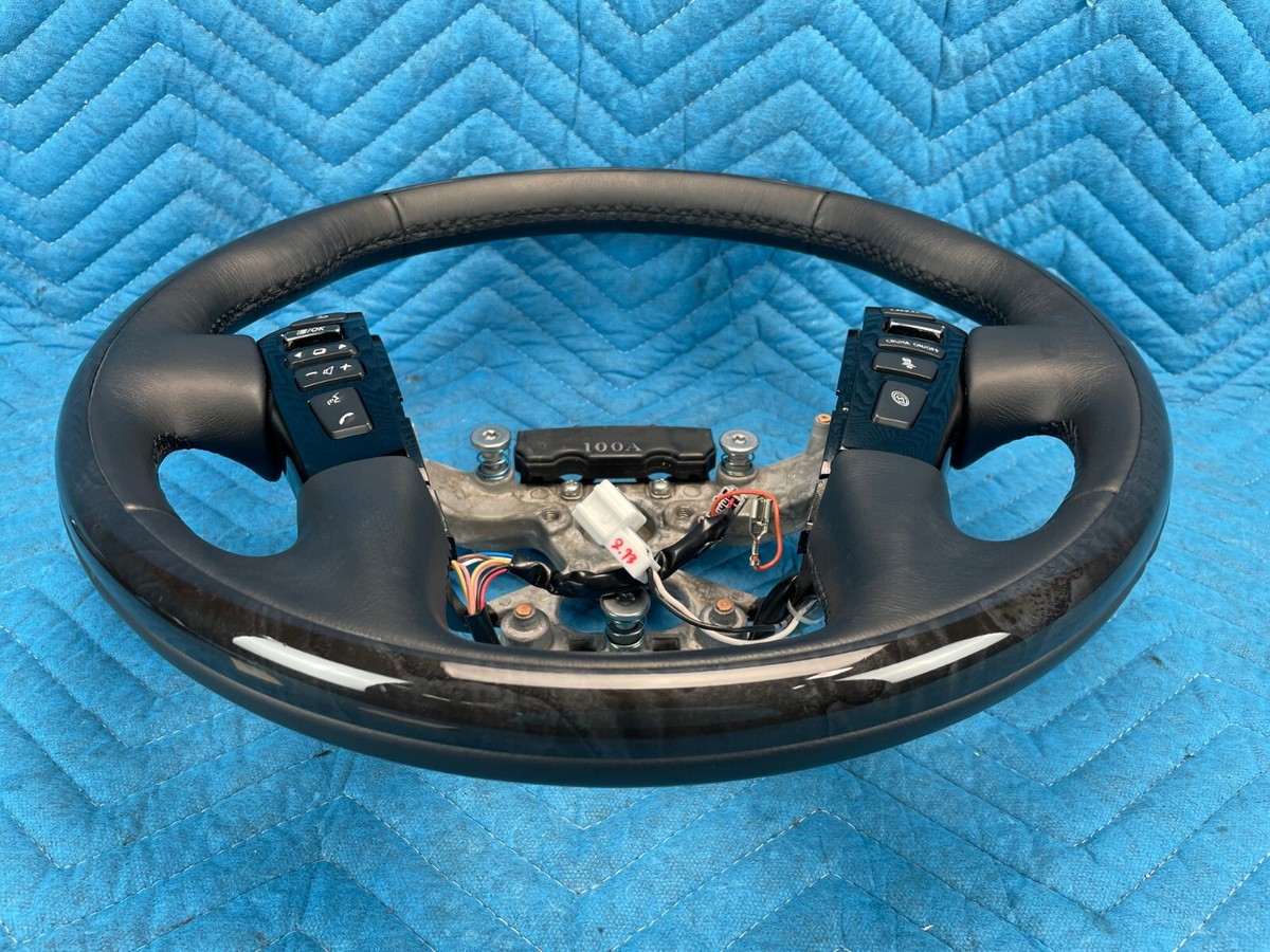 Infiniti QX80 Steering Wheel w/ Wood Trim & Switch 2020 2021