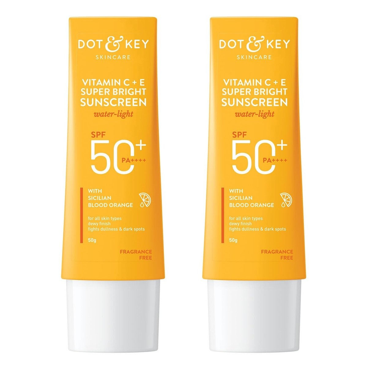 Water-Light Vitamin C + E Super Bright Sunscreen, SPF 50, No