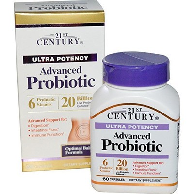 21st Century Ultra Potency Advanced Probiotic Capsules 60 ct (7 Pack)
