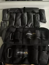 APEXUP Adjustable Ankle Weights for Women and Men, Modularized Leg Weight Str...