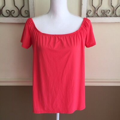 Prism Crinkle Stretch Mock Neck Shirt (Piko Pink)