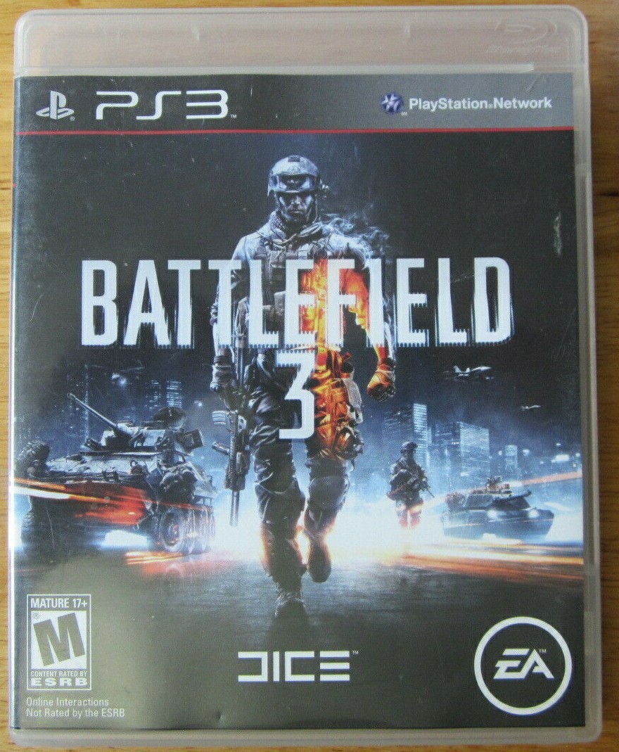 バトルフィールド3 Battlefield 3 (Sony PlayStation 3, 2011) Mature 17+ Disc, Manual