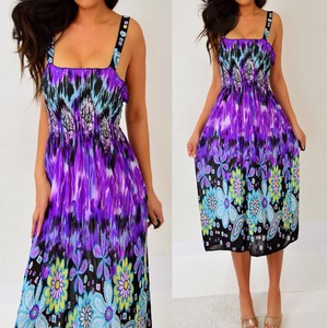 purple babydoll dress