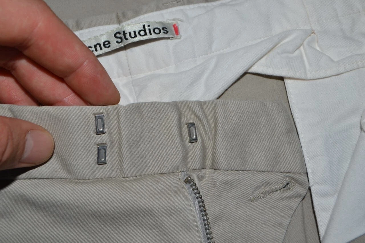 Pantaloni da jogger Acne Studios SS15 Max Twill chino tagliati sottili