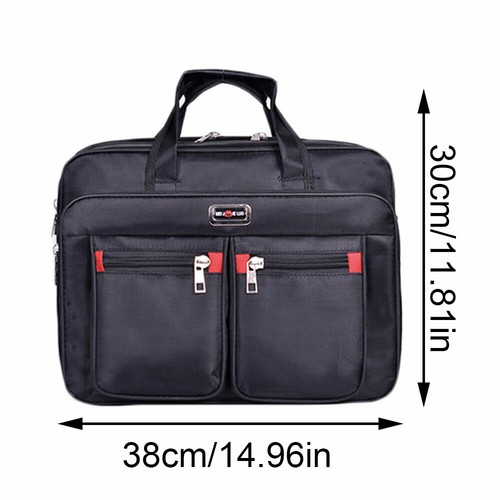 Men Laptop Messenger Hand Bag Briefcase Work Travel Office Document Handbag - Picture 7 of 12