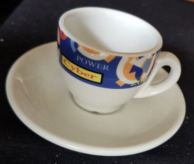 Tognana Porzellan power cyber 2000  1x  Espresso Tasse + Untertasse Club House