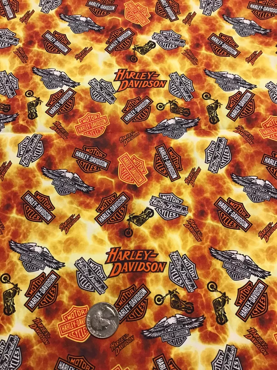 Harley davidson cheap cotton fabric