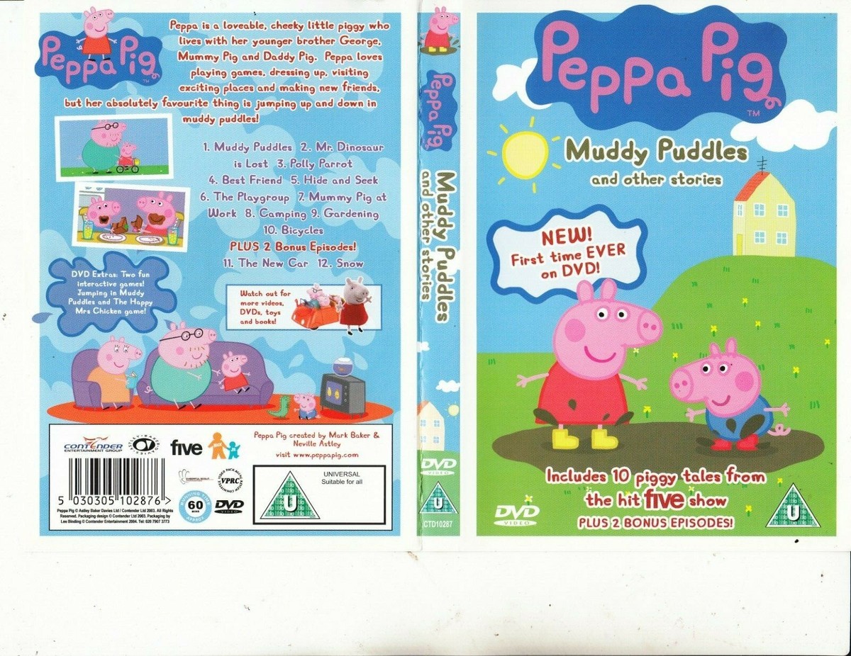 Peppa Pig-Muddy Puddles-[12 Episodes]--Animated PP-DVD | eBay