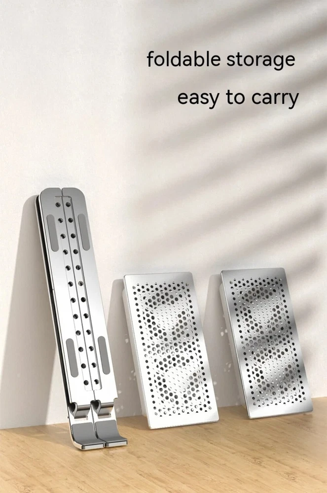 Laptop Stand with cooling fan Foldable lift Notebook holder aluminum alloy with