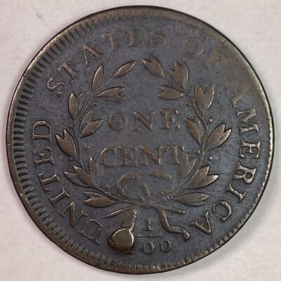1798 S-146 R-5 Draped Bust Large Cent Extremely Fine XF Coin