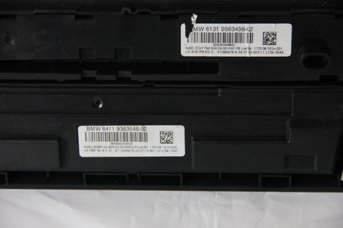 BMW 3 SERIES F30 2012 CLIMATE CONTROL RADIO STEREO CD SWITCH PANEL 9363546 - Picture 9 of 9