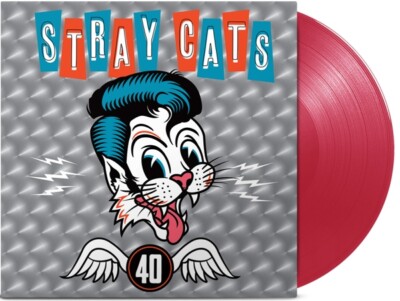 STRAY CATS - 40 (LIMITED 180 GR.RED TRANSPARENT GATEFOLD)    VINYL LP + MP3 NEU