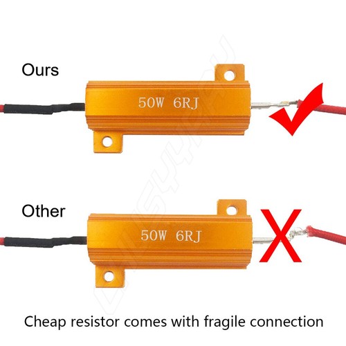 2x 3157 4157 Load Resistor Fix Hyper Flash For LED Switchback Turn signal Light - Picture 6 of 14