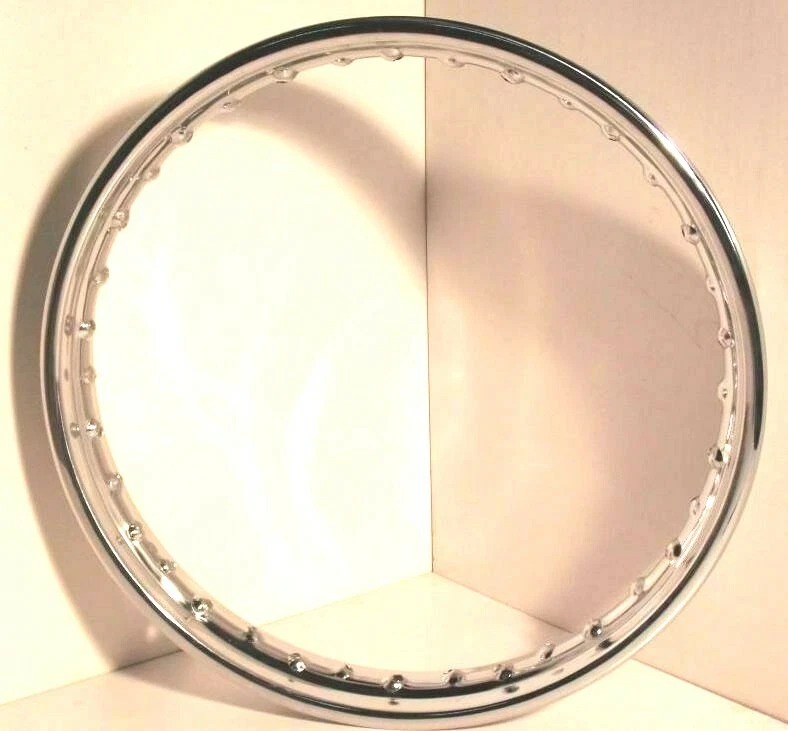 Llanta 2,15 x 19 acero cromado Simson AWO Touren BMW R35 R 35 EMW IFA MZ DKW Foto 3 de 3