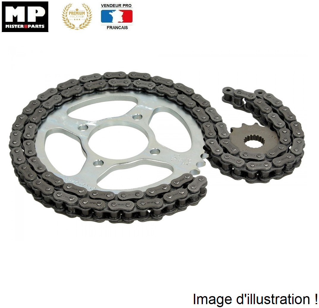Kit chaine anti-point dur hyper renforcé Honda XLV 600 Transalp millésimes 1989-1999