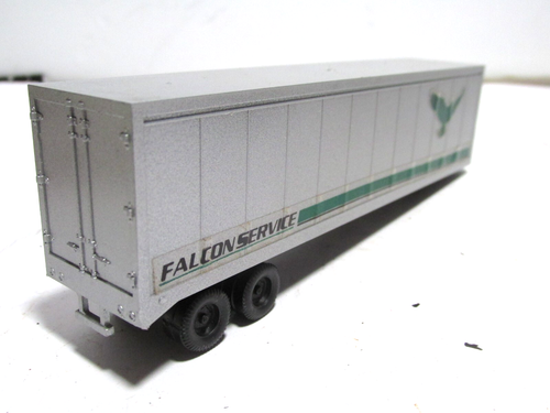 HO scale AHM Falcon Service Gray Semi Trailer minus jack stand 5 1/2" VG Taiwan - Bild 5 von 10