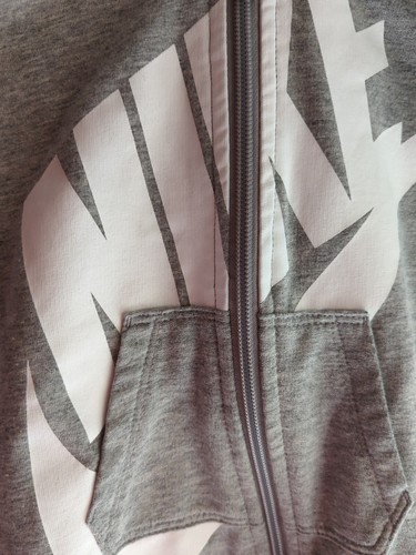Nike zip up hoodie romper 68-74cm Size 9 Months 617846664091 - Picture 3 of 6