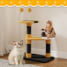 Cat Climbing Frame Cute Bee Shape Cat Tree Cat Tower With Sisal Scratching Posts