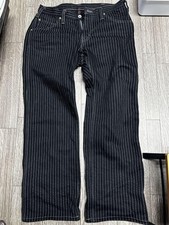 IRON HEART Used 824 21oz Wabash Logger Jeans Black Size W36 Made in Japan