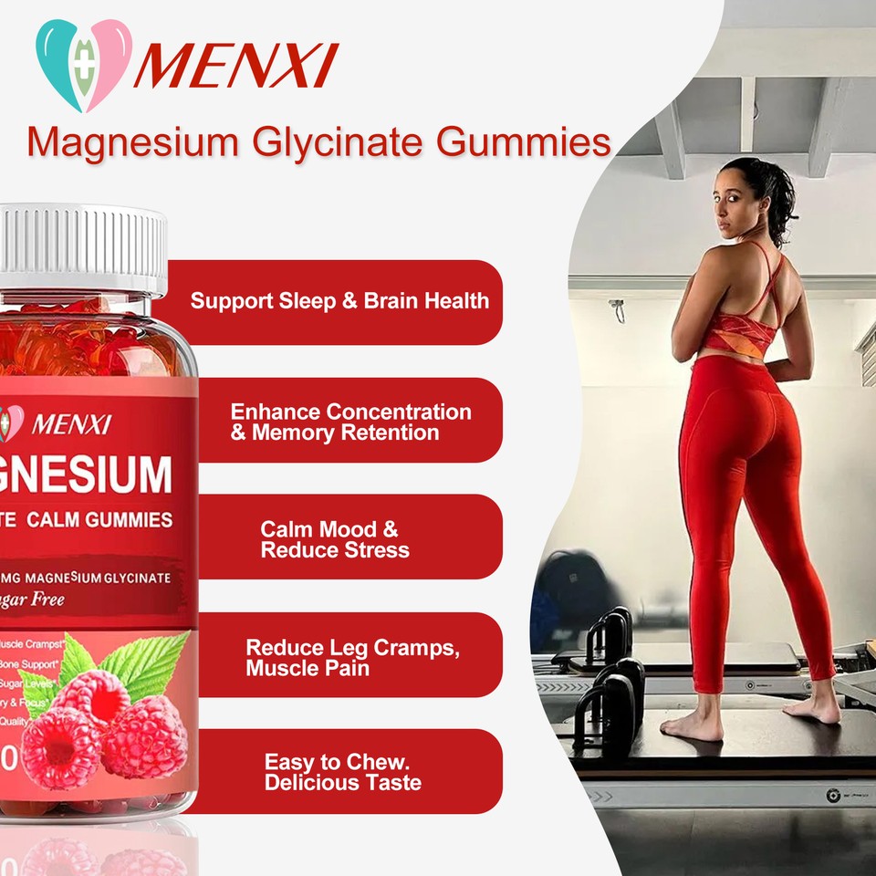 Magnesium Glycinate Gummies Relieve mental stress and muscle soreness