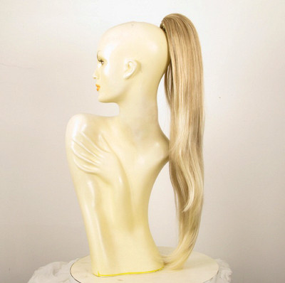 Queue De Cheval Postiche Femme 70 Cm - Couleur Chocolat Méché Cuivré Synthétique | Avec étiquettes Neuves
