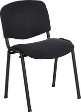 Beethoven Iso Konferenzstuhl Bankettstuhl Stapelstuhl Besucherstuhl schwarz