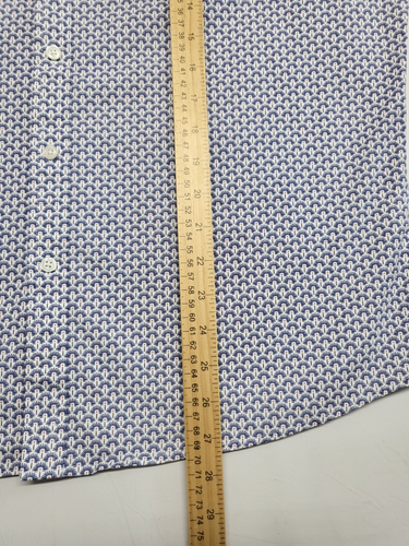Apt 9 Mens Shirt Button Up Large All Over Print Geometric Short Sleeve Oeko-Tex - Picture 10 of 10