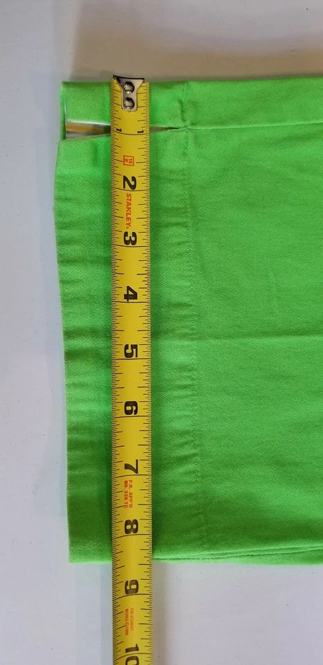 Lote de 2 Pantalones Capri Cabeza de Pato para Mujer 8 Verde Naranja Bolsillos Puños a Rayas Usados en Excelente Condición Foto 3 de 4