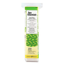 1-Pack Graham Beauty Spa Essentials Non-Woven 2" x 2" Esthetic 200 Wipes 52508