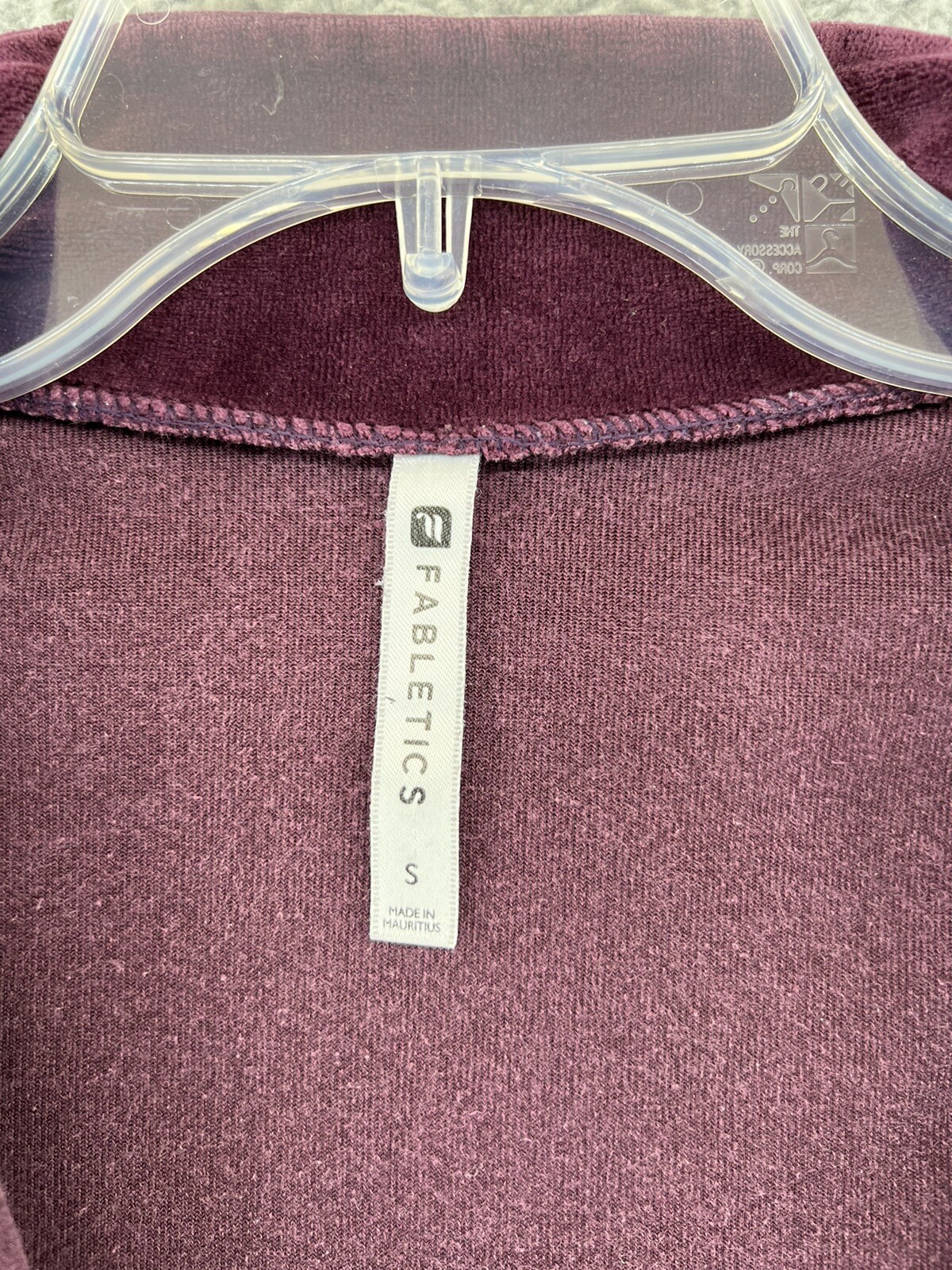 Fabletics Womens Britt Pullover Jacket Purple Gra… - image 10