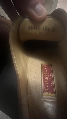 Cole Haan City Oxford Men's Size 10.5 Brown Leather Lace Up Shoe - Picture 6 of 6