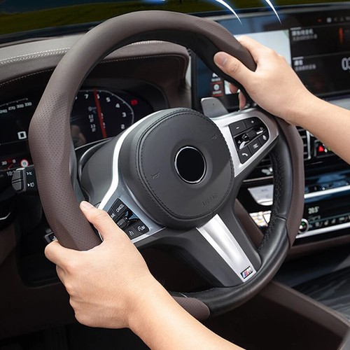 Steering Wheel Cover NAPPA Leather Booster Covers For Land Rover Range Rover - Picture 6 of 19