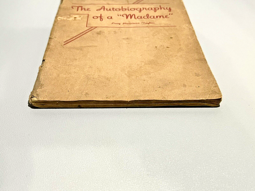 Vintage 1936 THE AUTOBIOGRAPHY of a MADAME by Lucy Harrison Taylon Prostitution - Picture 8 of 11