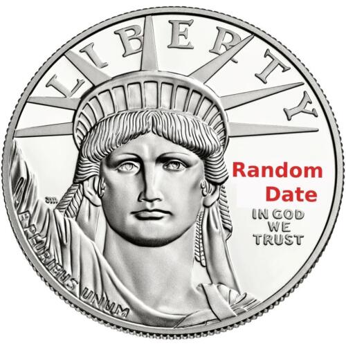 1 oz Platinum American Eagle Coin $100 (BU) - Random Date #A583 - Picture 1 of 2