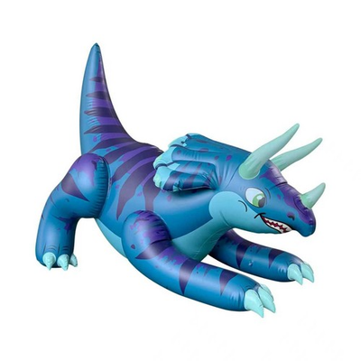 #ad 60quot; Long Topsy Triceratops Inflatable Green Blue Pink Colors Variations $630.00