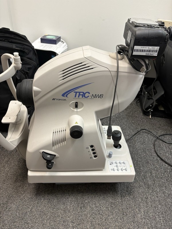 Topcon TRC-NW8 Non-Mydriatic Fundus Digital Retinal Camera with Nikon D90 AS IS
